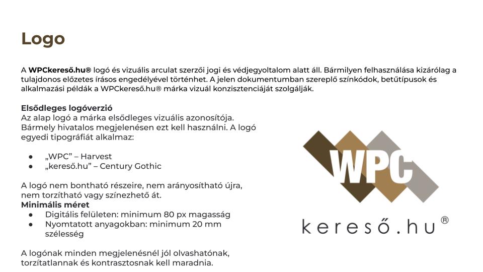 WPC kereso arculati kezikonyv logo